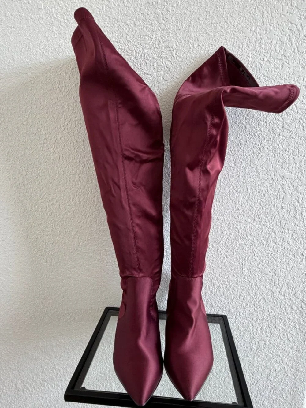 Torrid Maroon Red Over the Knee Boot - Size 8WW